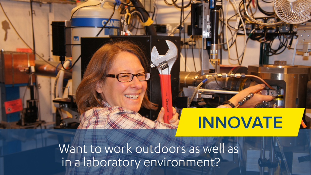 'Innovate' - Want to work outdoors as well as in a laboratory environment?
