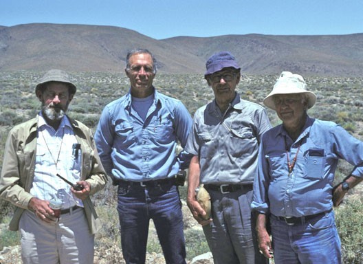 From left to right: John Christie, Art Sylvester, Gerhard Oertel, Clem Nelson. 19 June 1992