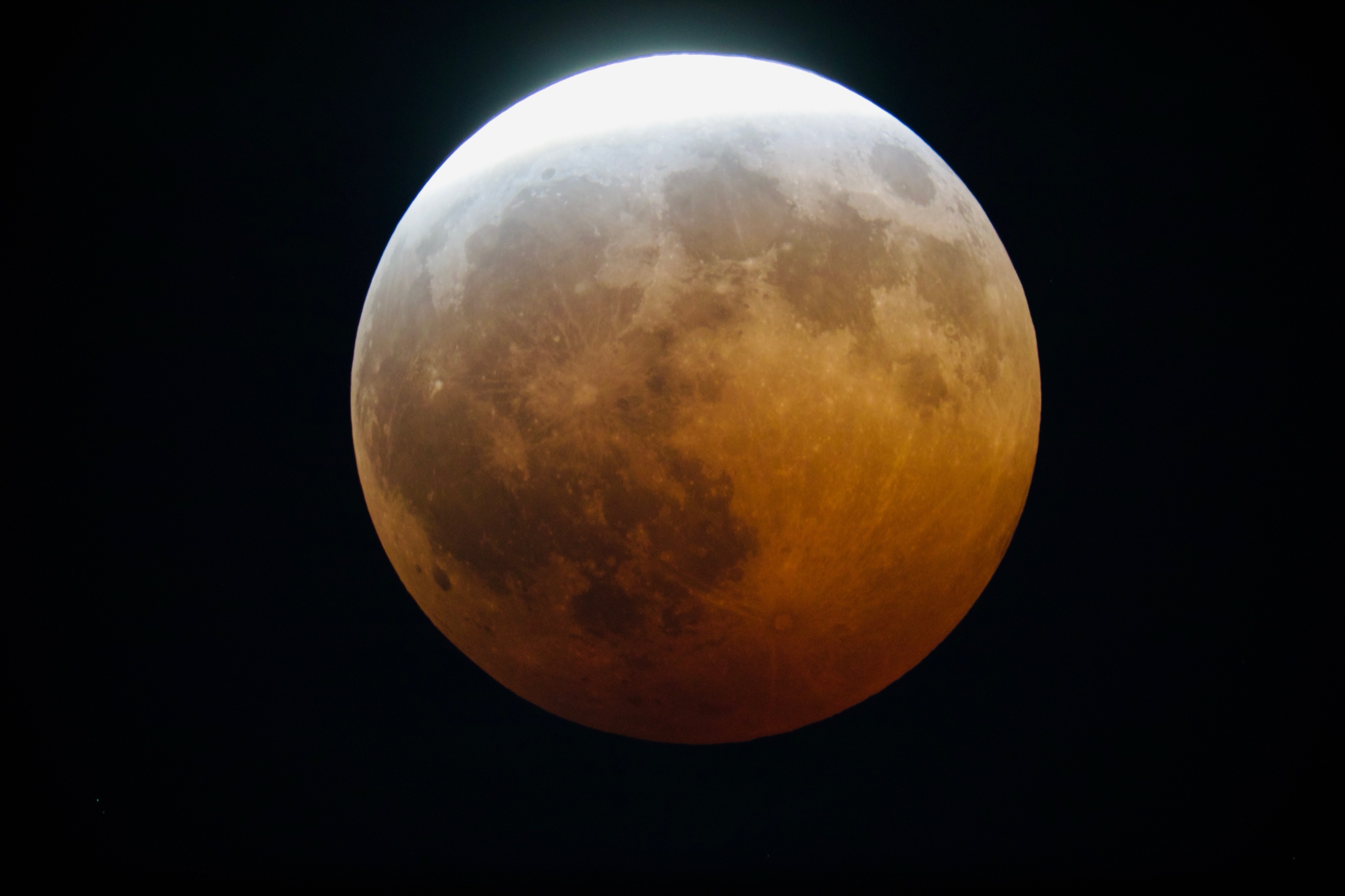 EPSS Students Watch the Aug. 27 Near-Total Lunar Eclipse Through Newly Donated Telescope